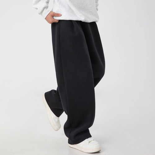 Mens Casual Straight-leg Loose Long Pants